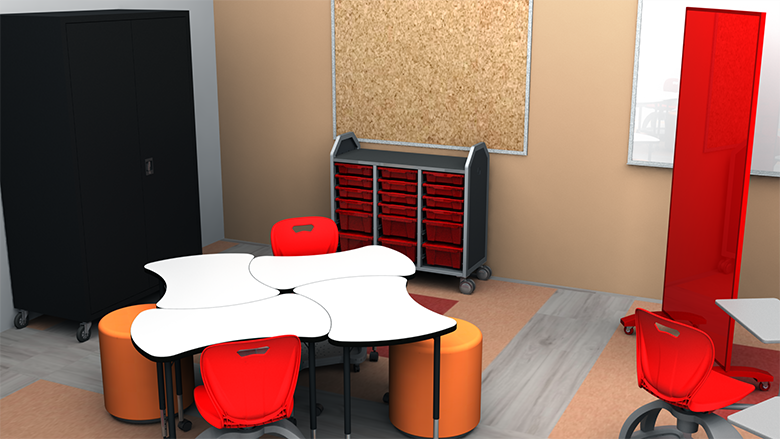 Middle/High School Blended Learning Classroom - Alt View 2